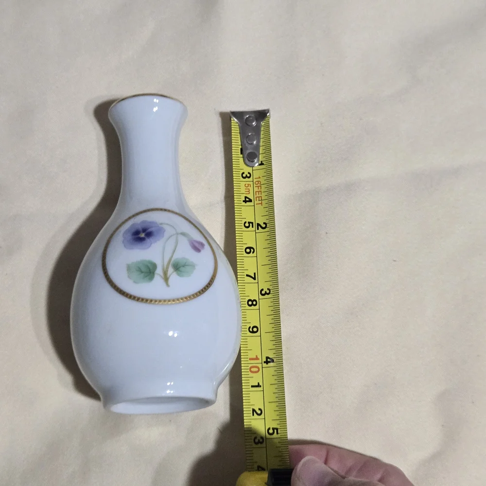 Otagiri Vintage Pansy Bud Vase